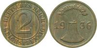 d 1.2 2 Pf 31436D~1.2 2 Pfennig  1936D prfr J 314