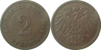 d 2.5 2 Pf 01108E~2.5 2 Pfennig  1908E ss/vz J 011