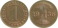  1.2 1 Pf   31336D~1.2 1 Pfennig  1936D prfr J 313 7,00 EUR Differenzbesteuert nach §25a UstG zzgl. Versand