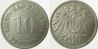 d 013n16D~2.5 10 Pfennig 1916D ss/vz J 013