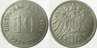 d  013n16D~2.5 10 Pfennig  1916D ss/vz J 013