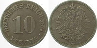 d  00474C~2.2 10 Pfennig  1874C vz- J 004