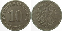 d 00474C~2.2 10 Pfennig 1874C vz- J 004