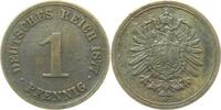 d 1 Pf 00177A~3.2b 1 Pfennig 1877A ss- Oberfläche tw. etwas korr. J 001