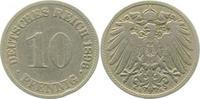 d  01396G~3.5 10 Pfennig  1896G s/ss J 013