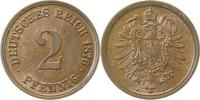  2 Pf   00276A~1.1b 2 Pfennig  1876A prfr/stg zaponiert J 002 65,00 EUR Differenzbesteuert nach §25a UstG zzgl. Versand