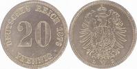 d  00576D~2.0 20Pfennig  1876D vz J 005