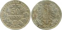 d 00877C~2.5b 50 Pfennig 1877C ss/vz beschädigter Rand J 008