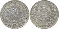 d 00877G~2.0b 50 Pfennig 1877G vz min.Kratz. J 008