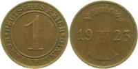 d 2.5 1 Pf 30623F~2.5 1 Pfennig 1923F ss/vz J 306