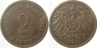 d 2.5 2 Pf 01110E~2.5 2 Pfennig 1910E ss/vz J 011