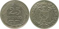 d  01810D~2.2 25 Pfennig  1910D vz- J 018