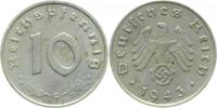d 37143G~2.2 10 Pfennig 1943G fast vz !! J 371
