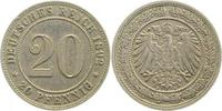 d  01492A~2.5 20Pfennig  1892A ss/vz J 014