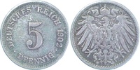 d 3.0 5 Pf 012n02G~3.0 5 Pfennig  1902G ss J 012