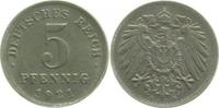 d 5 Pf 29721D~1.1-P 5 Pfennig 1921D prfr/st Wertzahl oben dopp.!! J 297