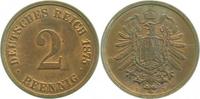 d 2 Pf 00275D~1.1-H 2 Pfennig 1875D prfr/stgl !! J 002