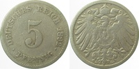 d 4.0 5 Pf 01292G~4.0 5 Pfennig  1892G s J 012