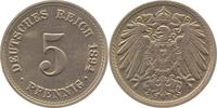  1.5 5 Pf   01294A~1.5 5 Pfennig  1894A f.stgl. J 012 32,00 EUR Differenzbesteuert nach §25a UstG zzgl. Versand