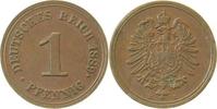 d 2.0 1 Pf 00189E~2.0 1 Pfennig  1889E vz J 001