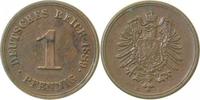  2.5 1 Pf   00189E~2.5 1 Pfennig  1889E ss/vz J 001 11,00 EUR Differenzbesteuert nach §25a UstG zzgl. Versand