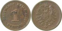 d 2.5 1 Pf 00189E~2.5 1 Pfennig  1889E ss/vz J 001