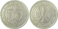 d 32430E~2.5b 50 Pfennig 1930E ss/vz mn. Rf. J 324