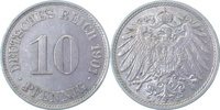     013n01J~2.2 10 Pfennig  1901J vz- J 013 38,00 EUR Differenzbesteuert nach §25a UstG zzgl. Versand