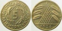 d 1.5 5 Pf 31636F~1.5 5 Pfennig  1936F vz/st J 316