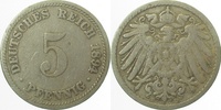  3.2 5 Pf   01294D~3.2 5 Pfennig  1894D ss- J 012 3,00 EUR Differenzbesteuert nach §25a UstG zzgl. Versand