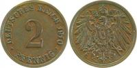 d 1.5 2 Pf 01110D~1.5 2 Pfennig  1910D vz/st!! J 011