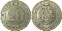 d 00687G~2.5 20Pfennig 1887G ss/vz J 006