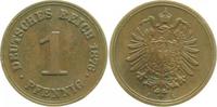 d 2.5 1 Pf 00176A~2.5 1 Pfennig 1876A ss/vz J 001