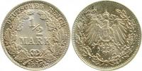     01618D~1.0-P 0.5 Mark  1918D stgl  8 über 7 selten !!!!! J 016 95,00 EUR Differenzbesteuert nach §25a UstG zzgl. Versand