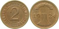 d 1.2 2 Pf 30724E~1.2 2 Pfennig 1924E prfr J 307