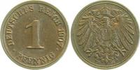  1 Pf   010n07J~1.5-H 1 Pfennig  1907J vz/st J 010 14,00 EUR Differenzbesteuert nach §25a UstG zzgl. Versand