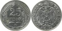 d 01810A~1.1b 25 Pfennig 1910A prfr/st leichte Korr.stelle J 018