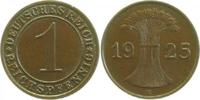 d 1 Pf 31325E~2.5-V 1 Pfennig 1925E ss/vz Münzz. & Teile der Jsz. doppelt J 313