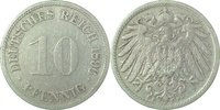     01396F~3.2 10 Pfennig  1896F ss- J 013 4,00 EUR Differenzbesteuert nach §25a UstG zzgl. Versand