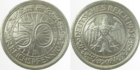 d 32432E~2.8b 50 Pfennig 1932E ss/vz kl. Rf. J 324