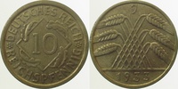     31733J~2.5 10 Pfennig  1933J ss/vz J 317 10,00 EUR Differenzbesteuert nach §25a UstG zzgl. Versand