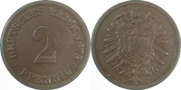 d 2.5 2 Pf 00275D~2.5 2 Pfennig  1875D ss/vz J 002