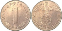 d 1 Pf 36138E~1.1-LP 1 Pfennig 1938E prfr/st starke Licht.Prägung !!!!! J 361