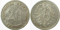 d 00576A~2.5 20Pfennig 1876A ss/vz J 005