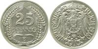 d 01810E~1.1 25 Pfennig 1910E prfr/stgl !! J 018