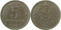 d 2.5 5 Pf 29720E~2.5 5 Pfennig 1920E ss/vz J 297