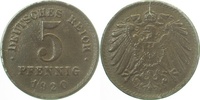 d 2.5 5 Pf 29720E~2.5 5 Pfennig  1920E ss/vz J 297