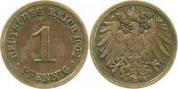d 2.5 1 Pf 010n02F~2.5 1 Pfennig 1902F ss/vz J 010