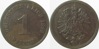 d 2.5 1 Pf 00189A~2.5 1 Pfennig 1889A ss/vz J 001