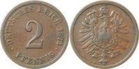 d 3.5 2 Pf 00273G~3.5 2 Pfennig 1873G s/ss J 002